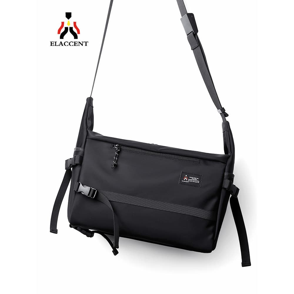 Bolsa mensageiro de ombro masculina, bolsa pequena da moda multifuncional, bolsa mensageiro masculina Casual