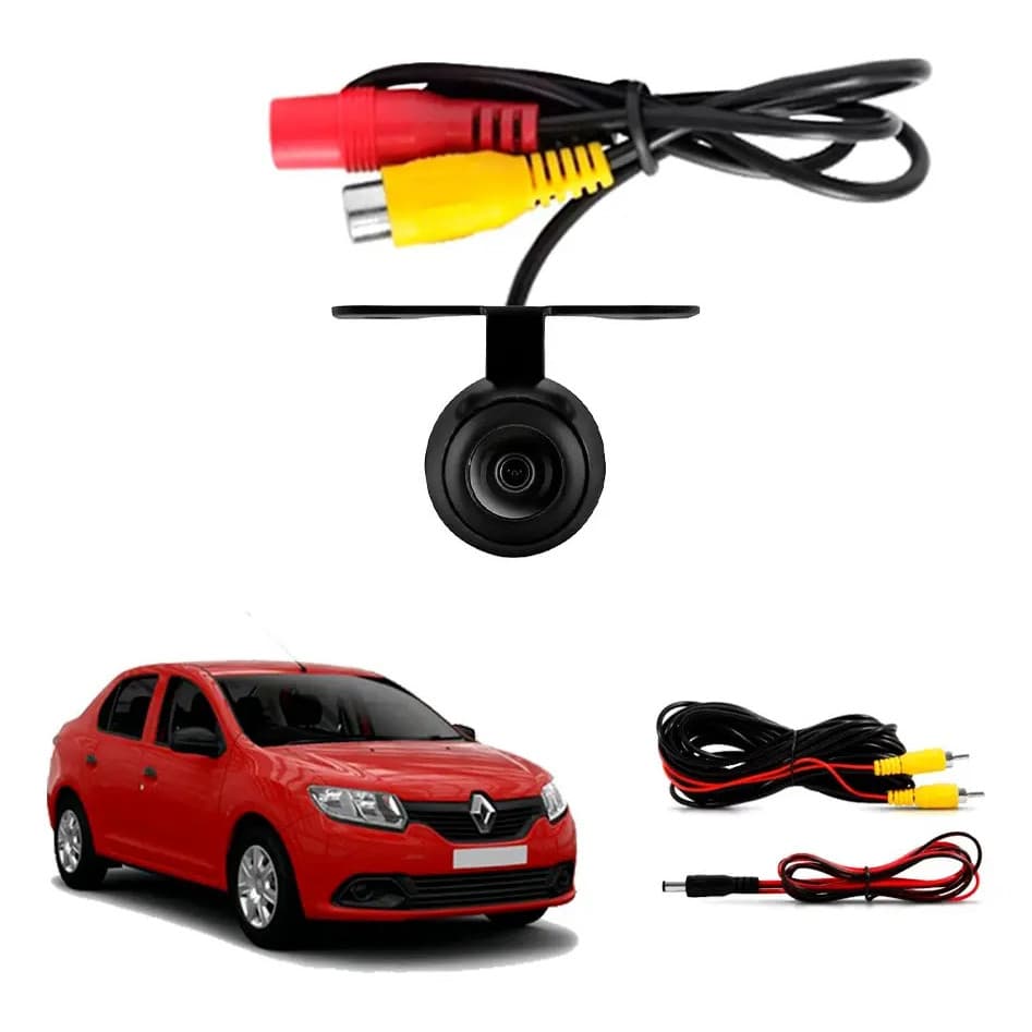 Camera De Ré Borboleta Hd Renault Logan 2014 2015 2016