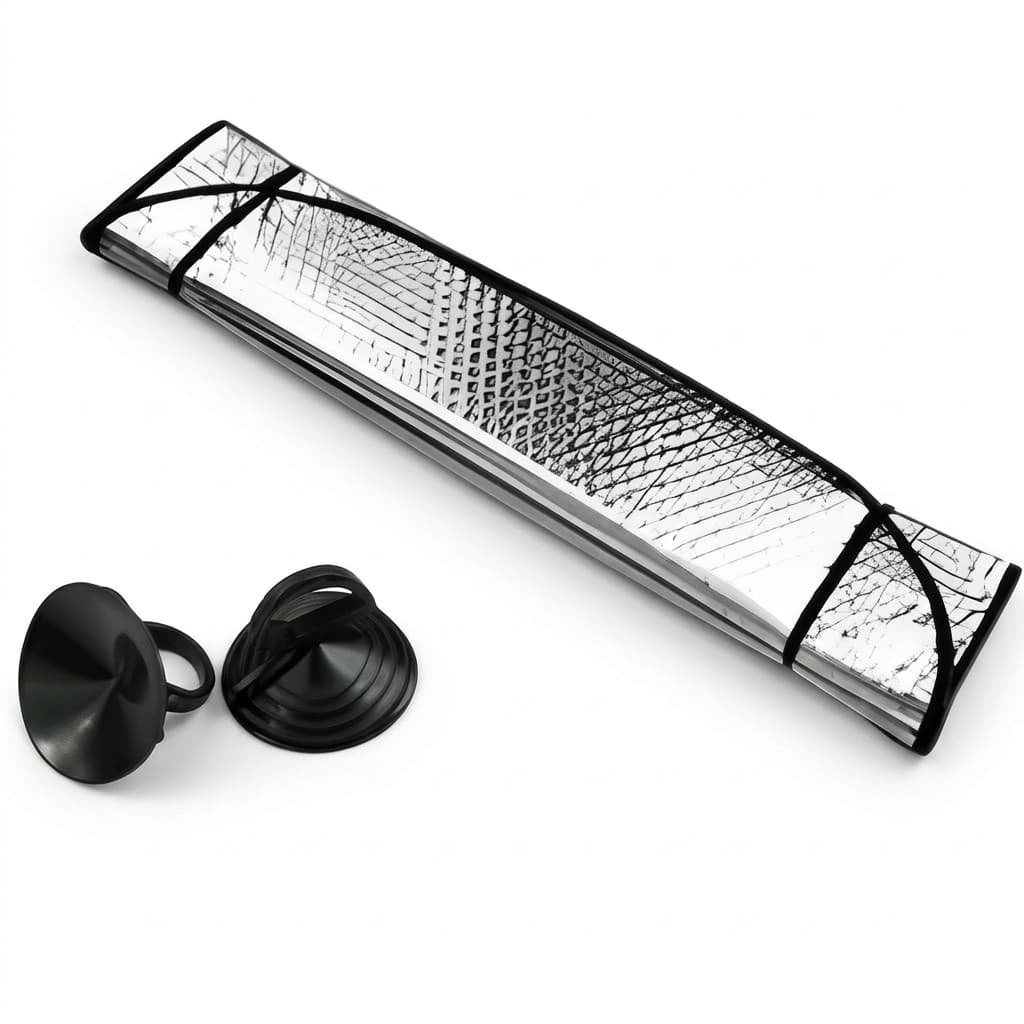 Quebra Sol Para-brisa Carro Painel Protetor Solar UV Universal com Ventosa 130x60cm ENVIO IMEDIATO
