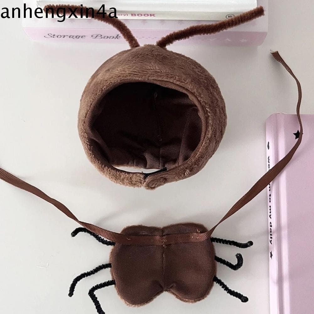 ANHENGXIN Roupas De Boneca De Algodão De 10cm , Roupa Terno De Barata , Conjunto De Vestir Adorável Criativo