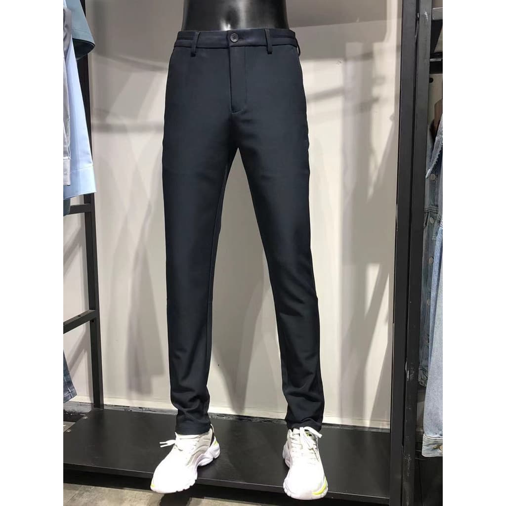 Marca Yushan JJ's Cabinet Removal Calças Casuais Masculinas Outono Inverno Calças Skinny Slim-fit Calças Masculinas Calç