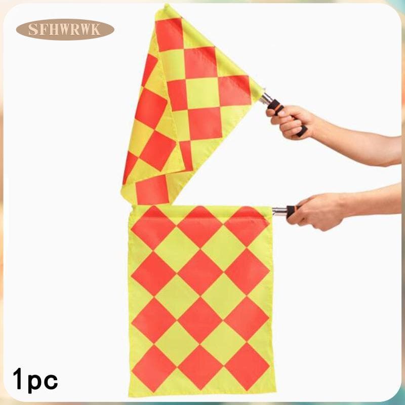 [Fhwrwk] Conjunto De Bandeira De Canto De Futebol Marcador De Árbitro Profissional Campo Durável Para Jogos De Prática E