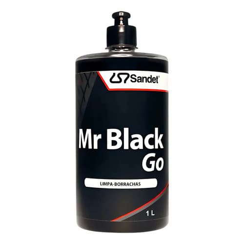 Pretinho Automotivo Sandet Mrblack Go Brilha Pneu Revitaliza Preto