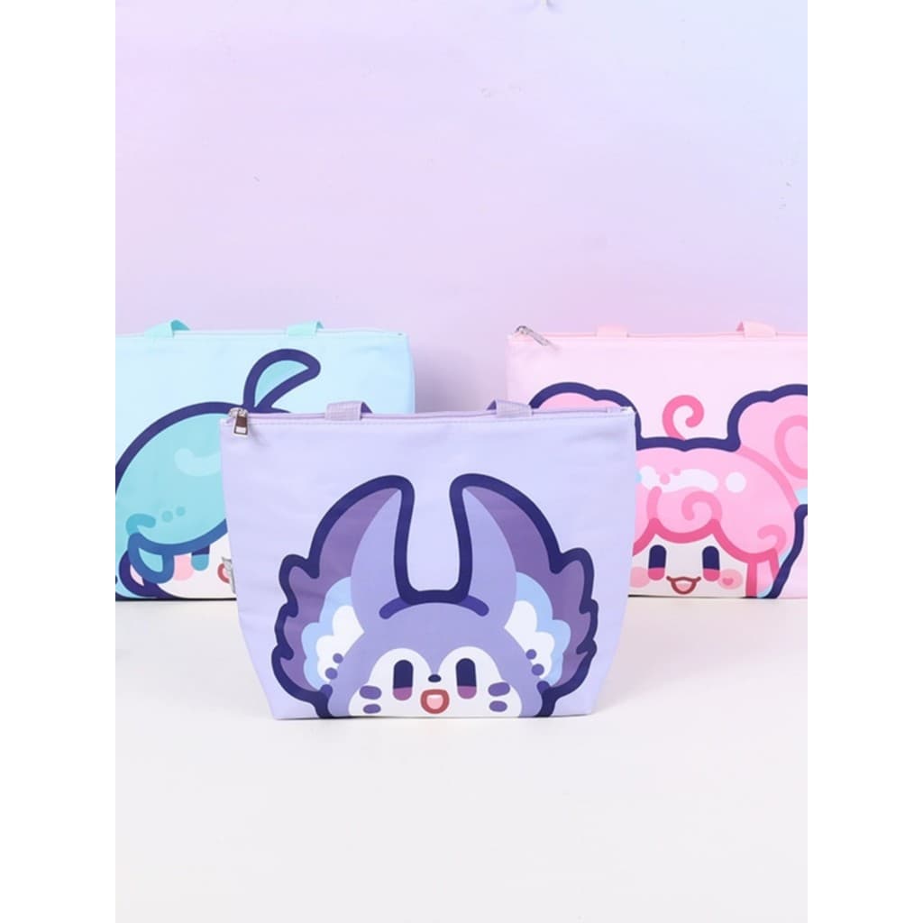 X XIMIVOGUE Ximei Eslite X King Glory Q Versão Hero Series Bento Bag Mengqi Xiaoqiao Zhuang Zhou