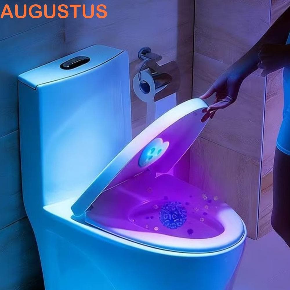 Limpador De Banheiro Inteligente AUGUSTUS , Luz De Vaso Sanitário LED Ultravioleta Eficiente , Esterilizador Em Formato