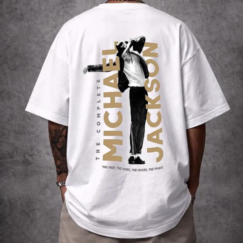 Camiseta Oversized  Maicon Jacson Rei Do Pop Ref4751