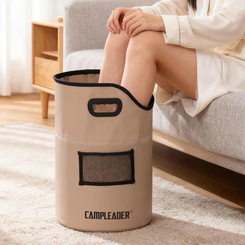 Novo engrossado banho de pés doméstico dobrável portátil saco de banho de pés isolado balde de banho de pés lavagem de p