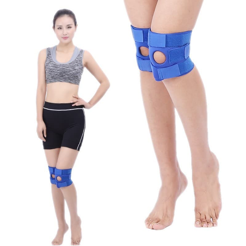 Esponja de borracha estilo coreano, joelheiras esportivas quentes com cadarço, equipamentos de proteção esportiva, artig