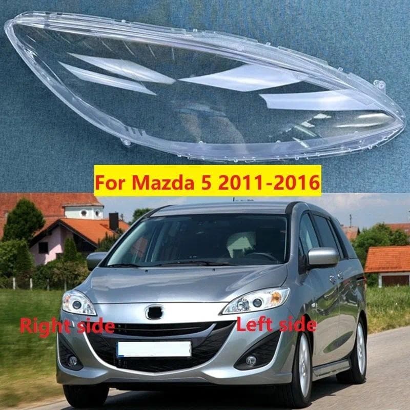 Para Mazda 5 2011 2012 2013 2014 2015 2016 Faróis Lâmpada Shell Lente Do Farol Tampa De Vidro Substituir Abajur Transpar
