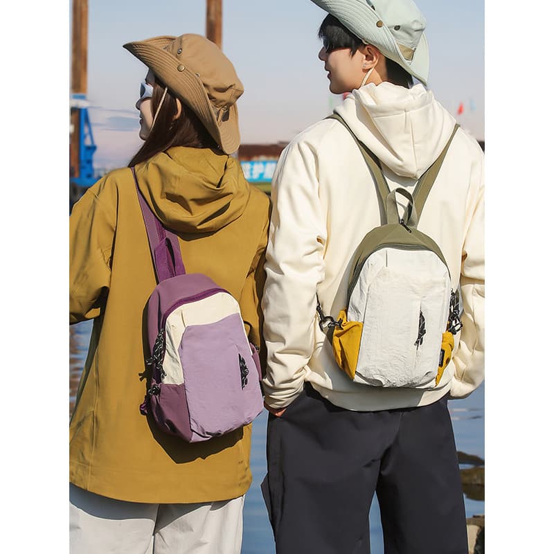 Mochila feminina ao ar livre leve saco de escalada Crossbody passeio viajar caminhadas esportes saco peito escalada mont
