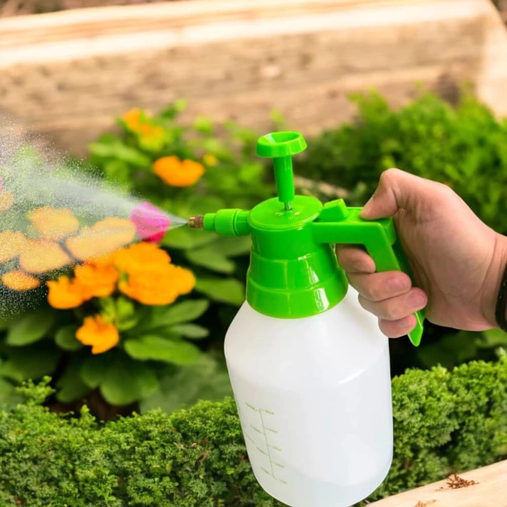 Pulverizador plantas gatilho pressão verde borrifador agua jardinagem limpeza