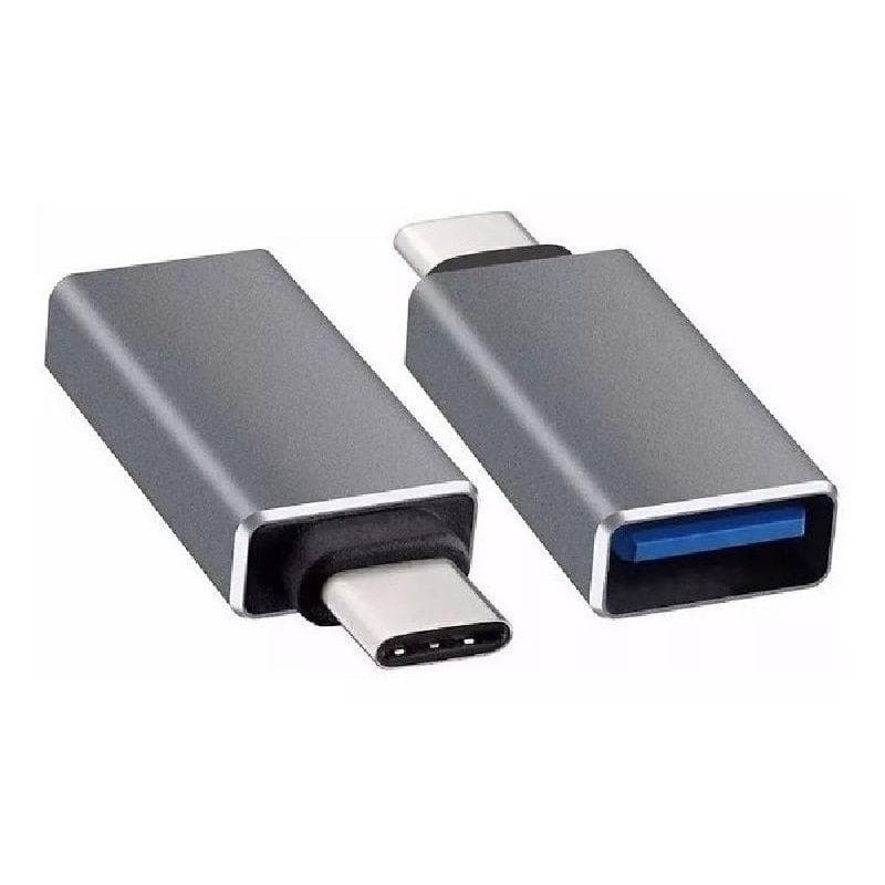 Adapt. Smartphone Up Usb A Femea X Tipo C Macho Otg Preto