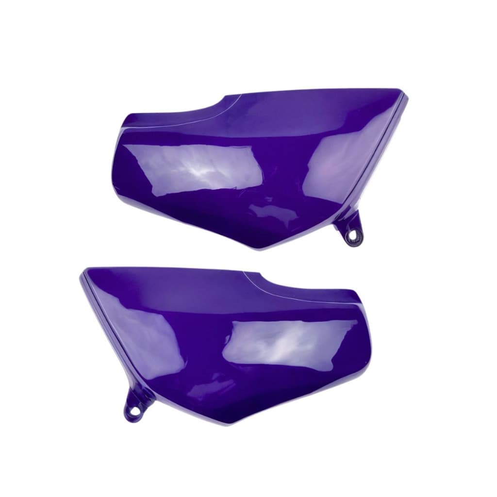 Carenagem Par Tampa Lateral CG 125 Titan Roxo 1998 a 1999 Com Pintura Envernizado