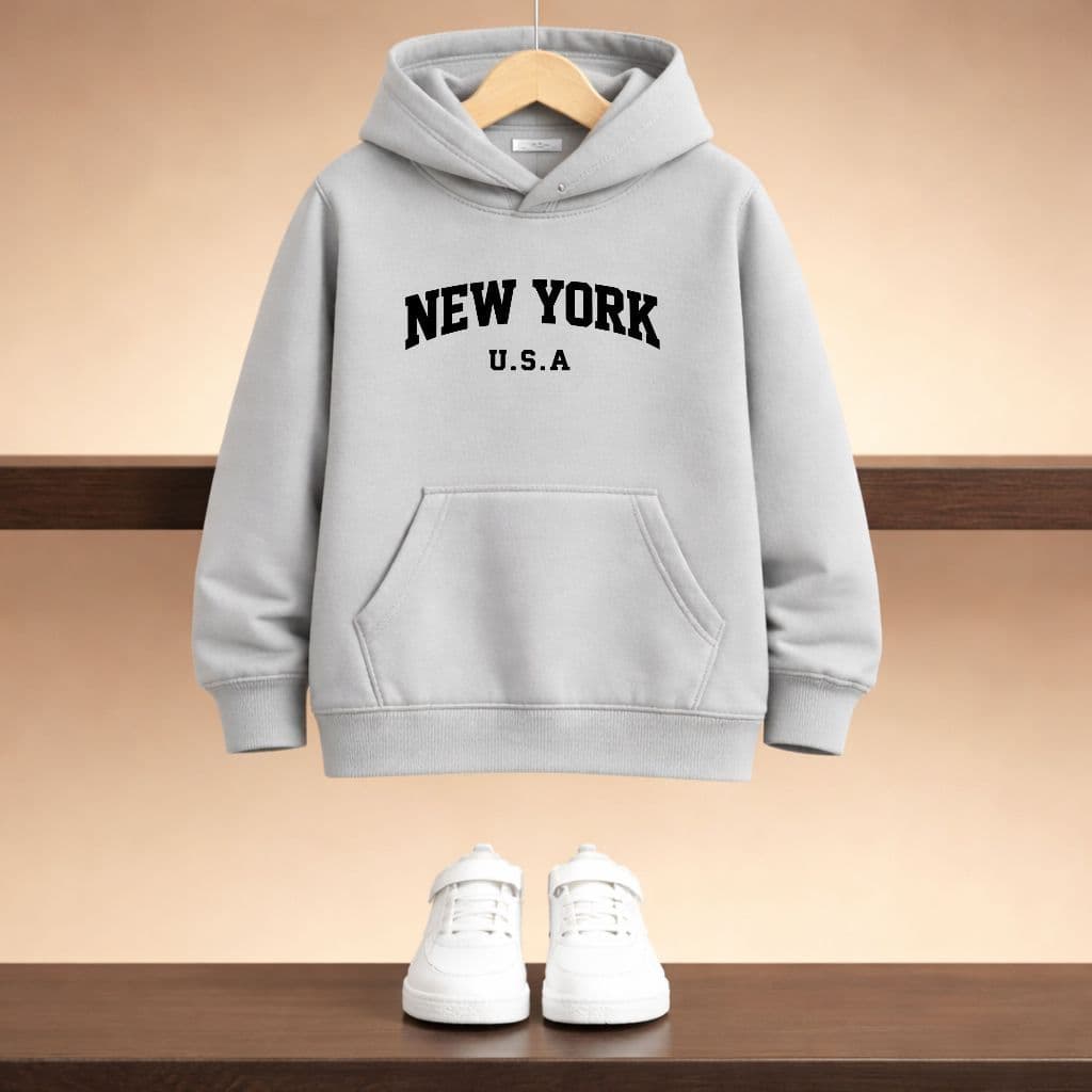 Moletom juvenil infantil meninos e meninas new york blusa de frio tam 02 a 16