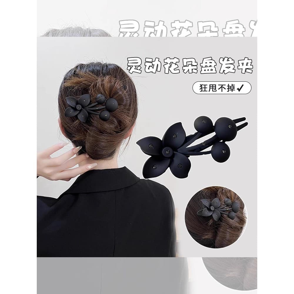 Novo estilo cereja Grab clip grampo de cabelo feminino cabeça traseira influenciador cocar strass grampo de cabelo corea