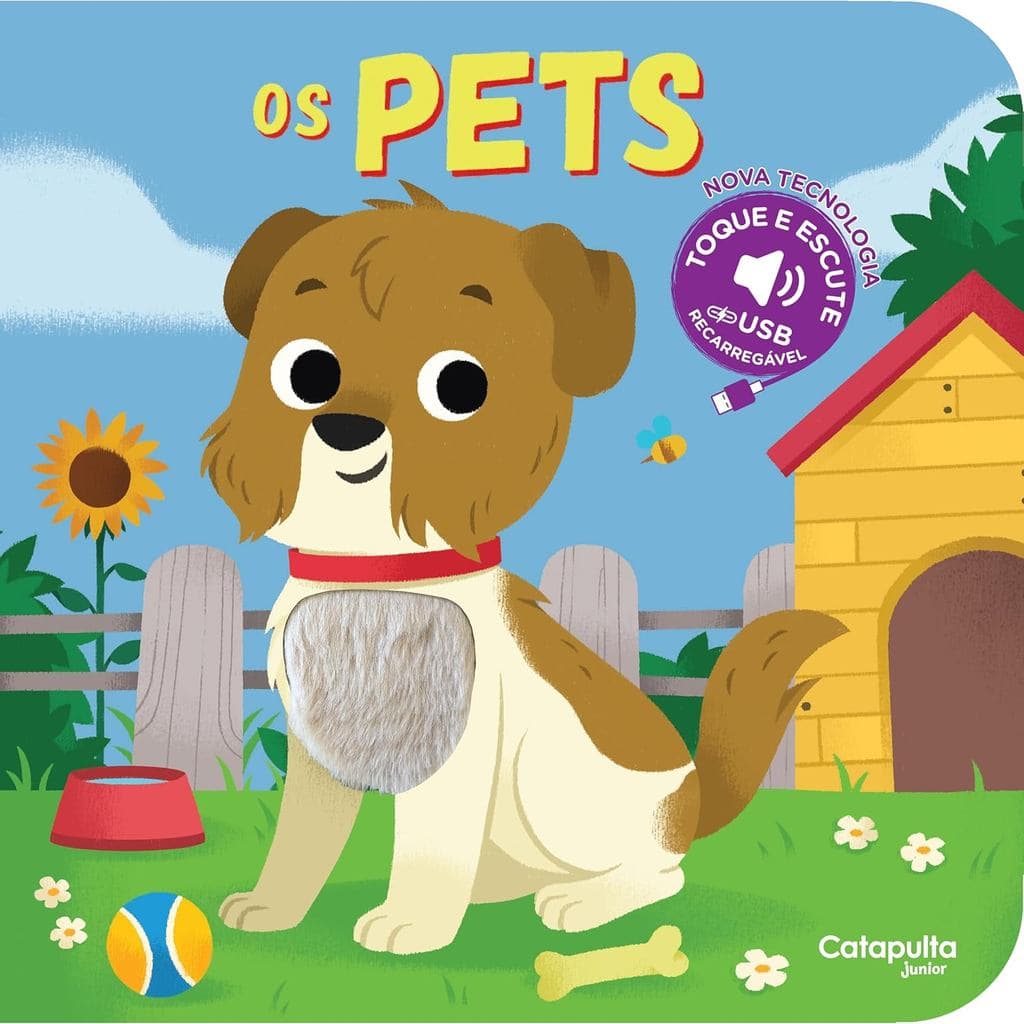 Toque e escute: Os pets (USB) - Catapulta