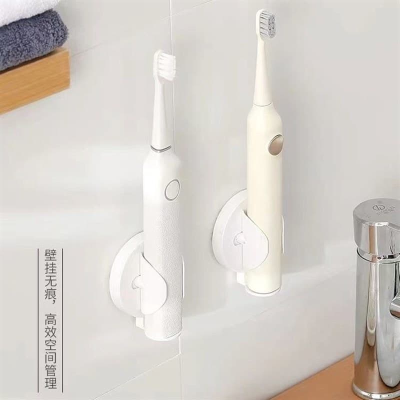 Suporte de escova de dentes elétrica, prateleira sem perfuração, Base pegajosa de parede, Sensor de gravidade Universal