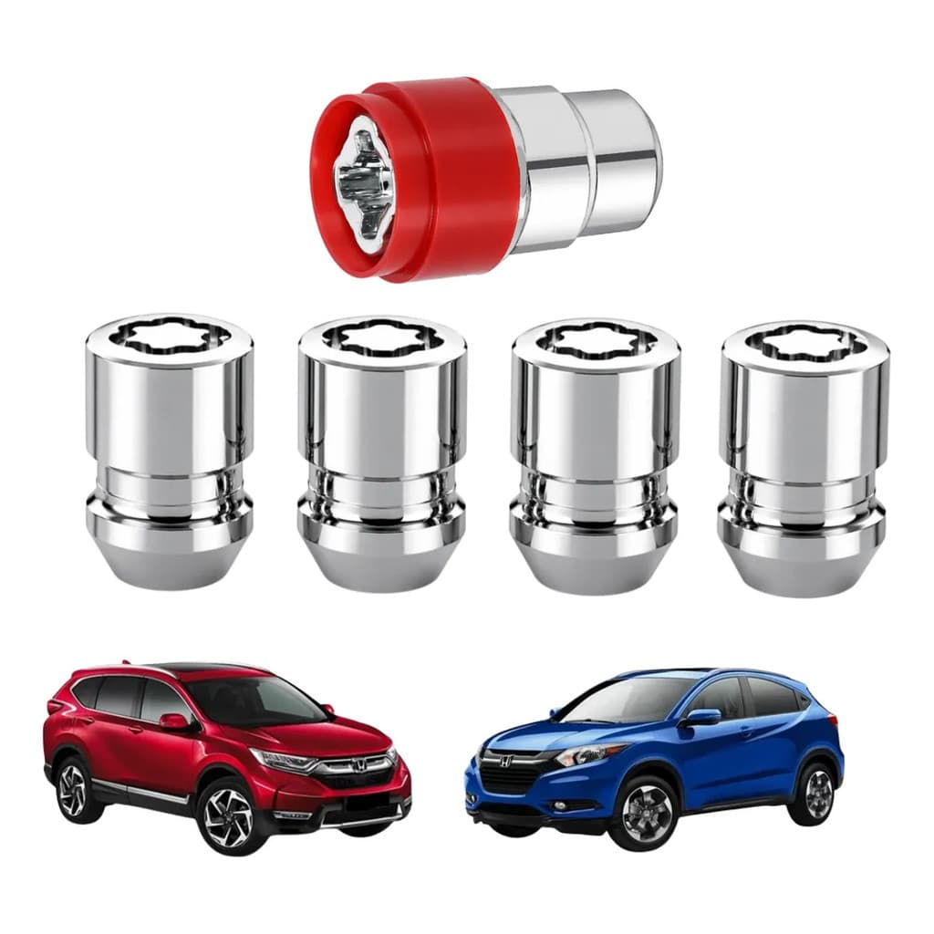 Kit Porca Parafuso Antifurto De Rodas Honda Hrv Hr-v Crv Fit