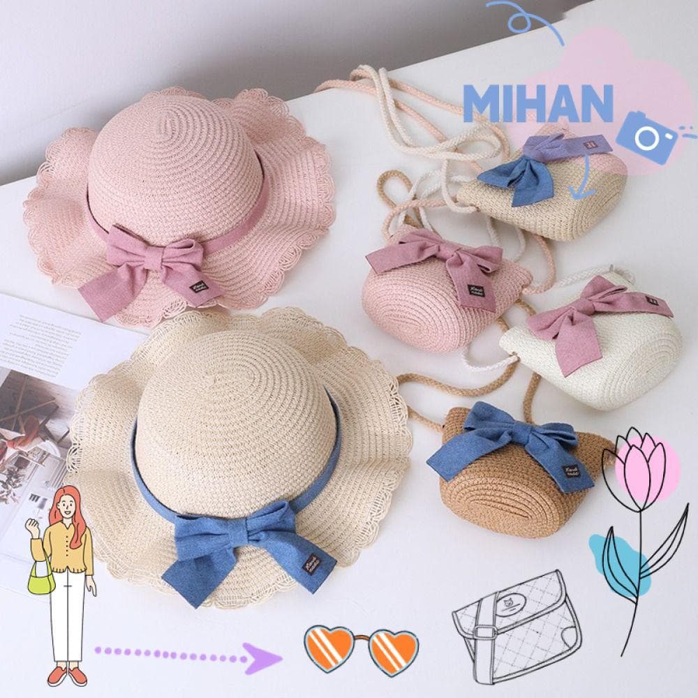 MH-BEAUTY Chapéu De Sol Para Meninas , Infantil Fofo De 2 A 8 Anos Praia Moderno Em Várias Cores , Verão