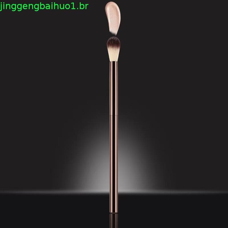 Ampulheta ampulheta pincel de maquiagem de duas cabeças luz suave pincel de pó solto Blush pincel de maquiagem macio pin