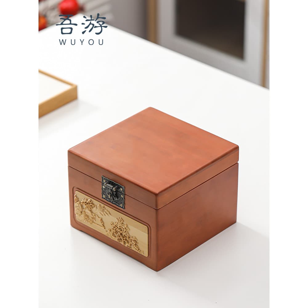 Wuyou caixa de armazenamento de jóias de casamento caixa de jóias chinesa casa High-End dote caixa de jóias prática caix
