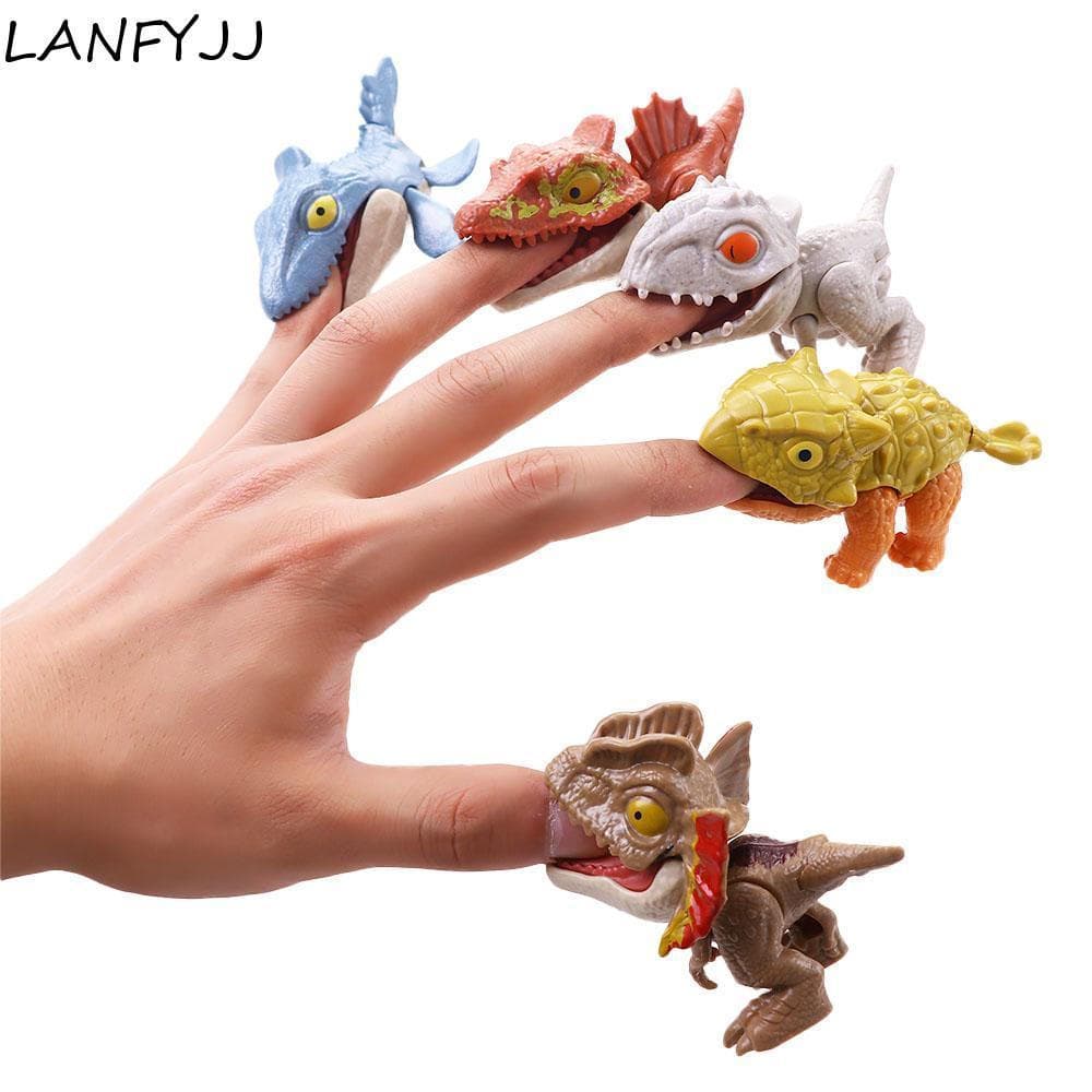 LANFYJJ Dedo Dinossauro Piadas Práticas Mordida Jogo Brinquedos Infantis Simulação Educacional Jogos De Família Brinqued