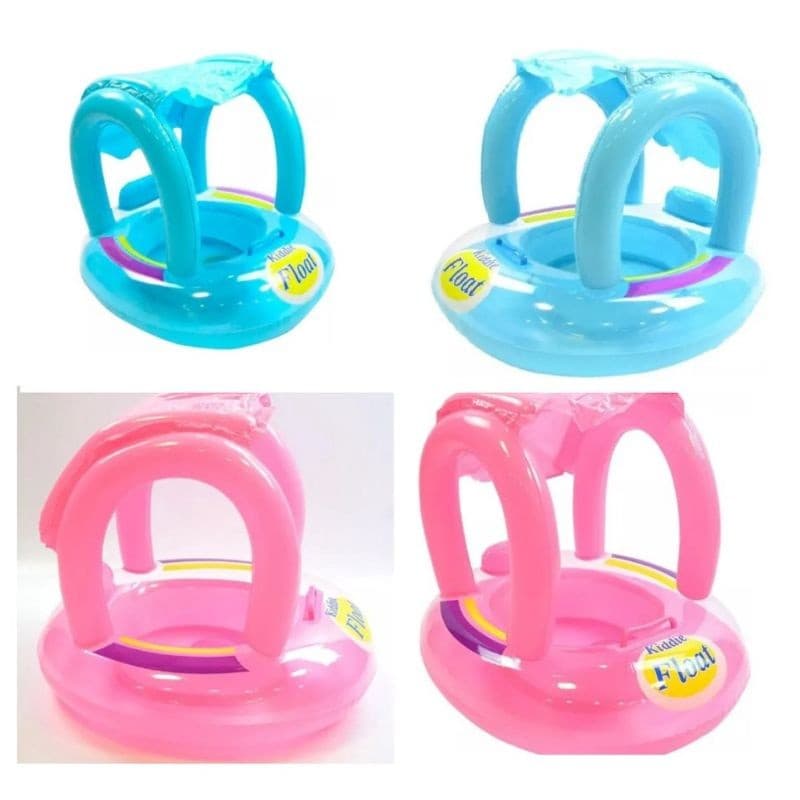 Boia Bote Bebê Cobertura Fralda Infantil Rosa Ou Azu Boia Piscina Bebe