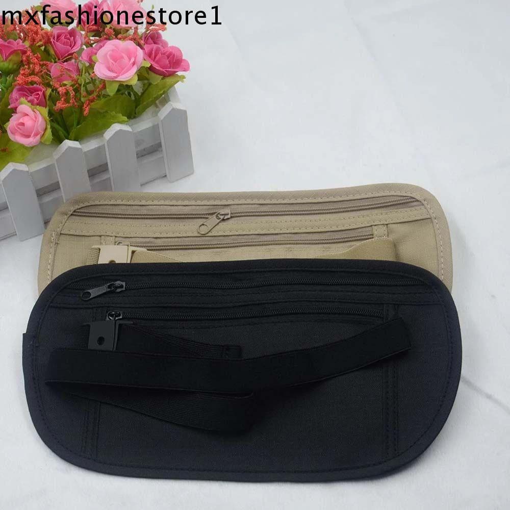 MXFASHIONE Pacotes De Cintura Para Viagem Bolsas De Ginástica Bolsa Passaporte Carteira Invisível Dinheiro Esportiva