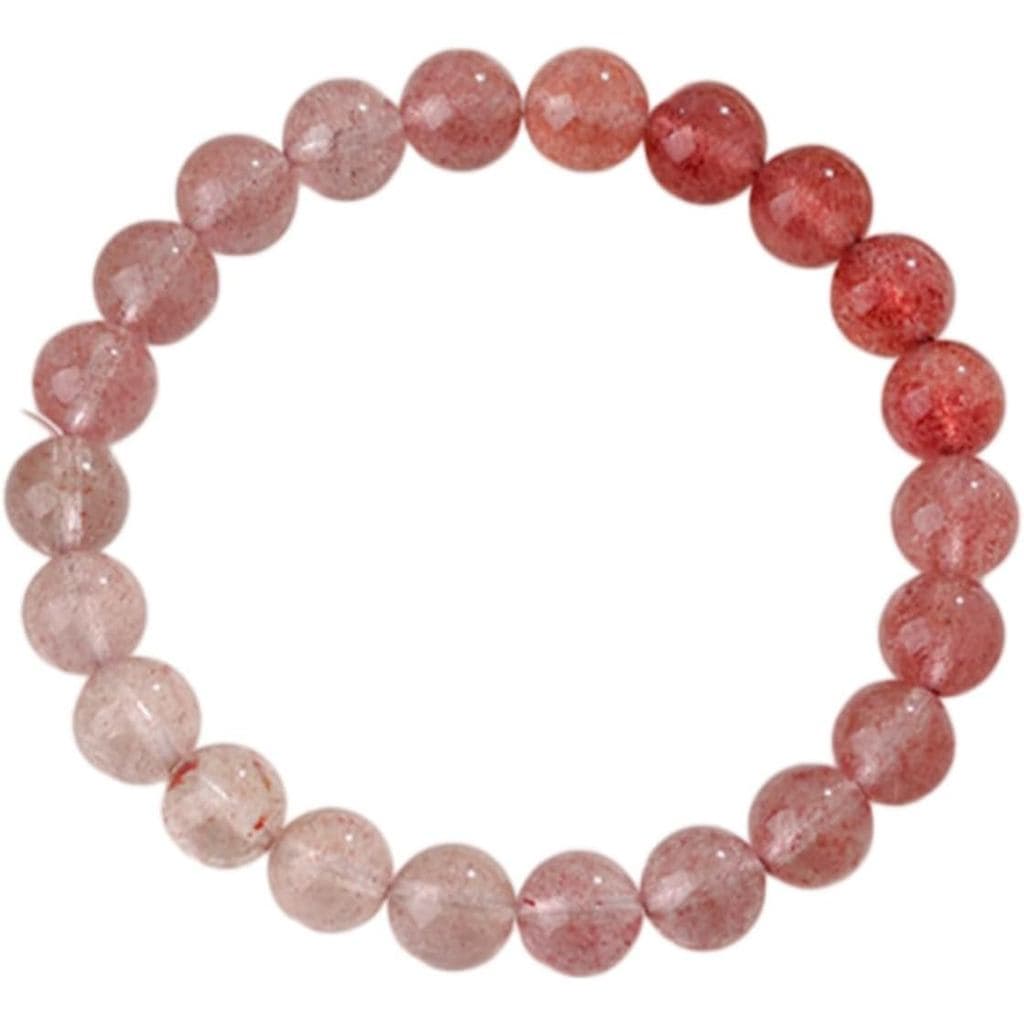 DorkTees (Pulseira de Cristal Gradiente [Aprox. 12mm]) Pulseira de Jade Fengshui Gradiente de Cristal Natural, Pulseira