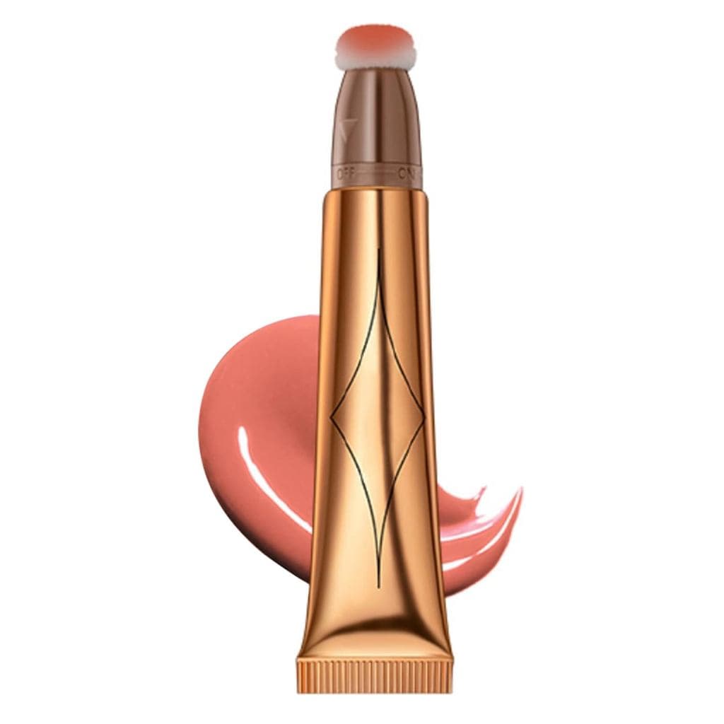 Ofanyia Liquid Blush Beauty Wand, Blush Líquido para o Rosto com Aplicador de Almofada Macia, Acabamento Cremoso e Matte