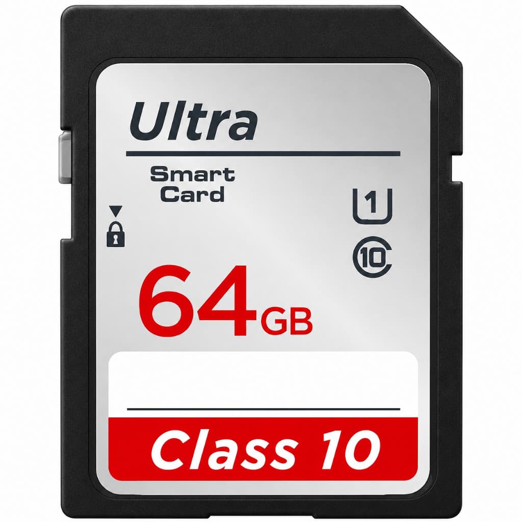 Cartão de Memória SD 64GB Premium para Drone Filmadora e Equipamentos HD