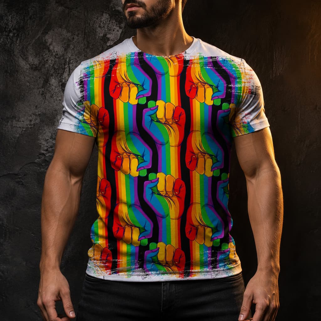 Camisa Camiseta Masculina lgbtq+ gay REF 04