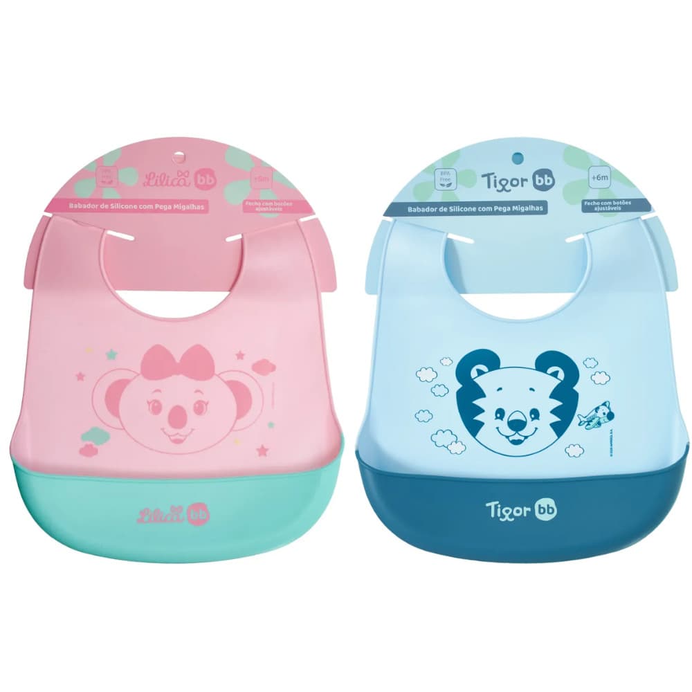 BABADOR DE SILICONE LILICA OU TIGOR HAPPY - PACIFIC