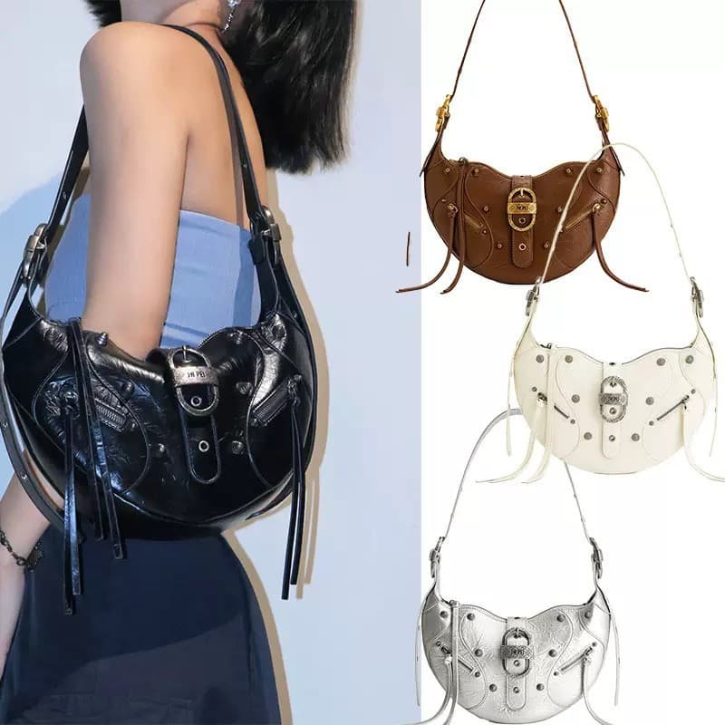 JW PEI Senhoras Bolsa Nicho Marca Design Crescent Cor Sólida De Alta Qualidade Multifuncional Estética Requintada