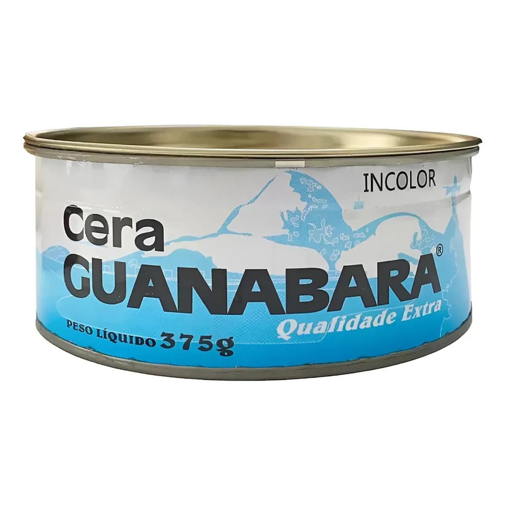 Cera Pasta Carnaúba Incolor Mármore Móveis Piso Guanabara