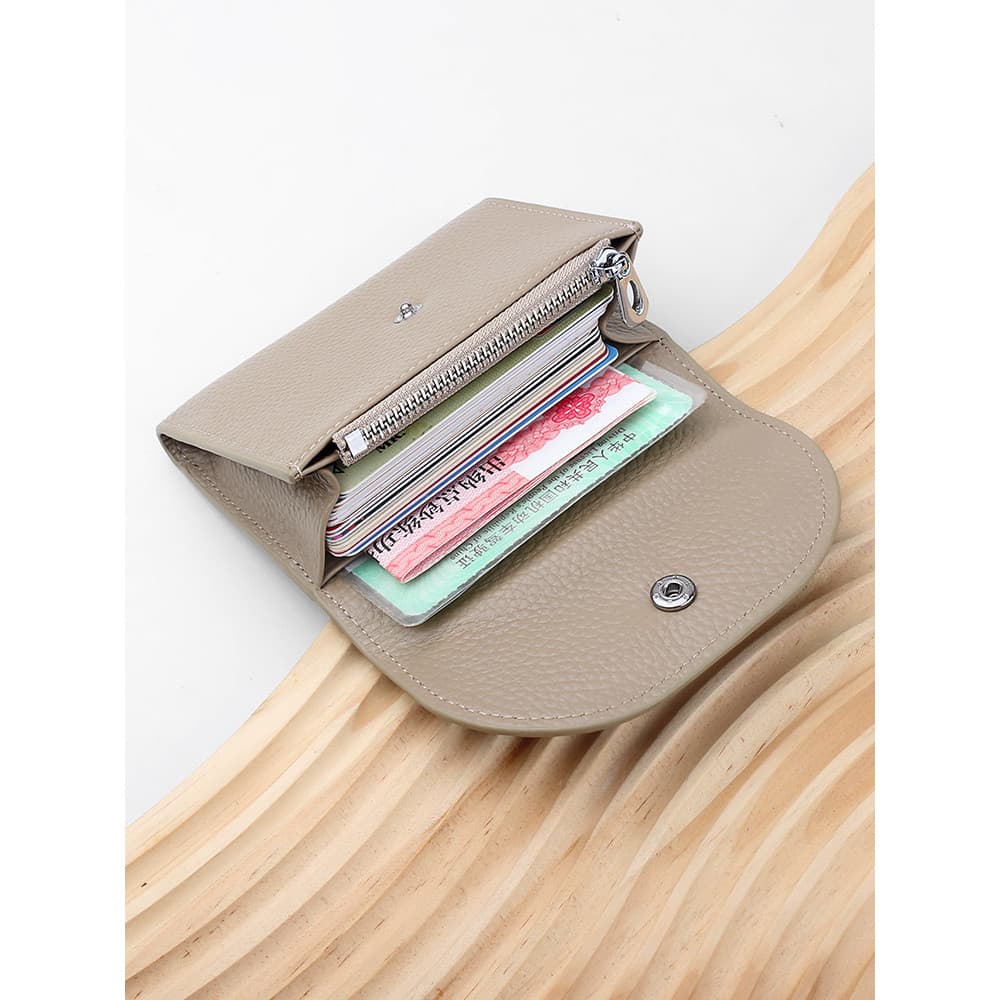 carteira masculina com ziper carteira masculina Moda bolsa de moedas de couro genuíno feminino Mini pequena bolsa de moe