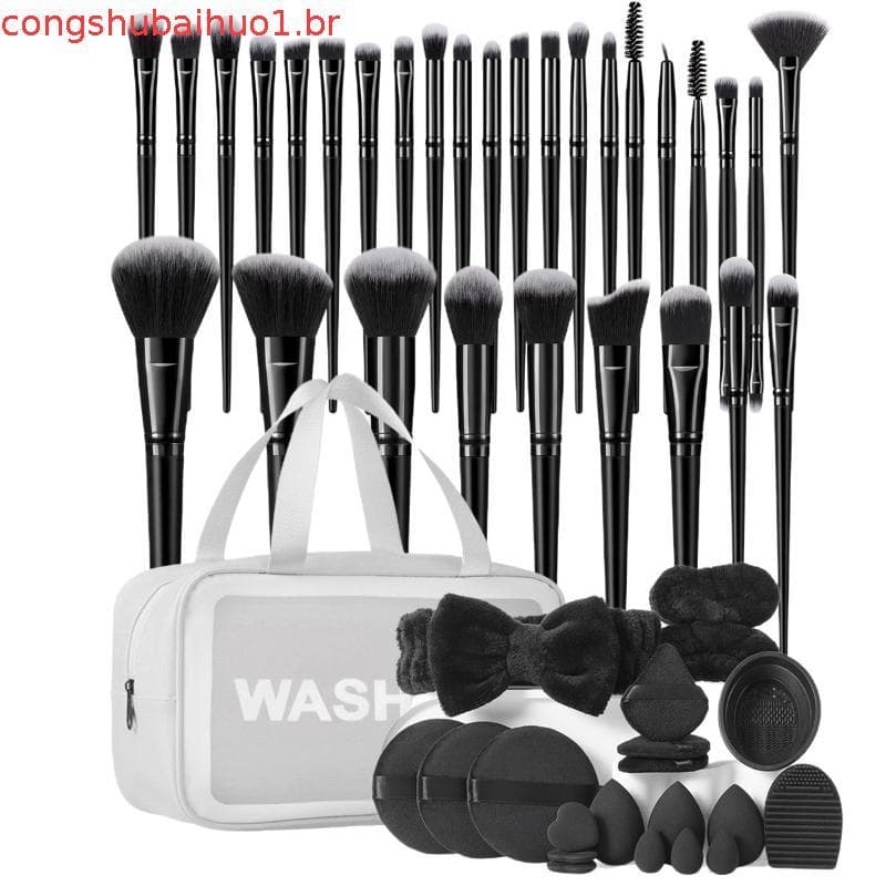 Beauty Blender Conjunto De Pincéis De Maquiagem Com 37 Peças , Liquidificador De Beleza , Base , Pó , Blush , Sombra , K