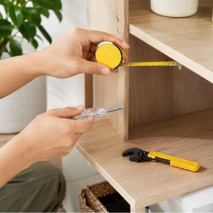 Kit Ferramenta 3 Peças – Trena, Chave Teste e Mini Arco de Serra