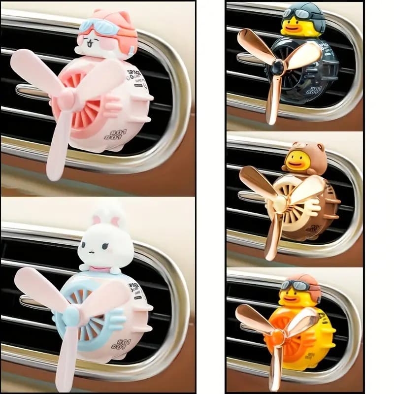Bonito Dos Desenhos Animados Saída De Ar Do Carro Máquina Aromaterapia Interior Com Ornamentos Decorativos De Fragrância