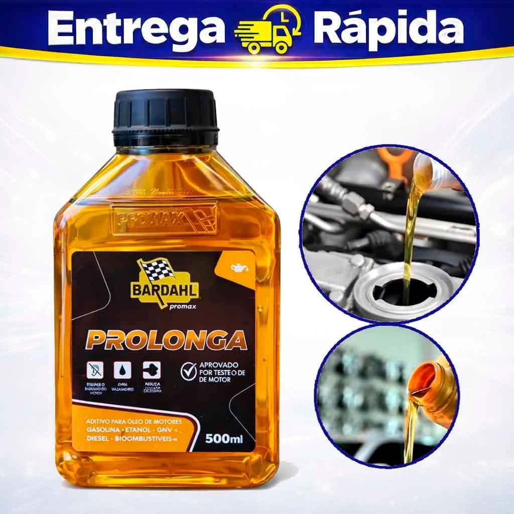 Aditivo Óleo Motor Bardahl Prolonga 500ml Remove e Tira  Elimina Fumaça Motor Cansado Renova