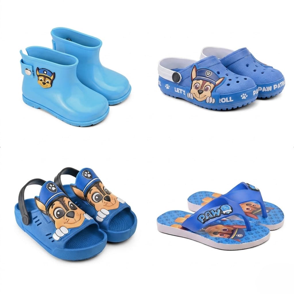 Kit 4 Pares Sandália + Babuche + Botinha e Chinelinho Infantil Kit Super Confortável Marca Nexa