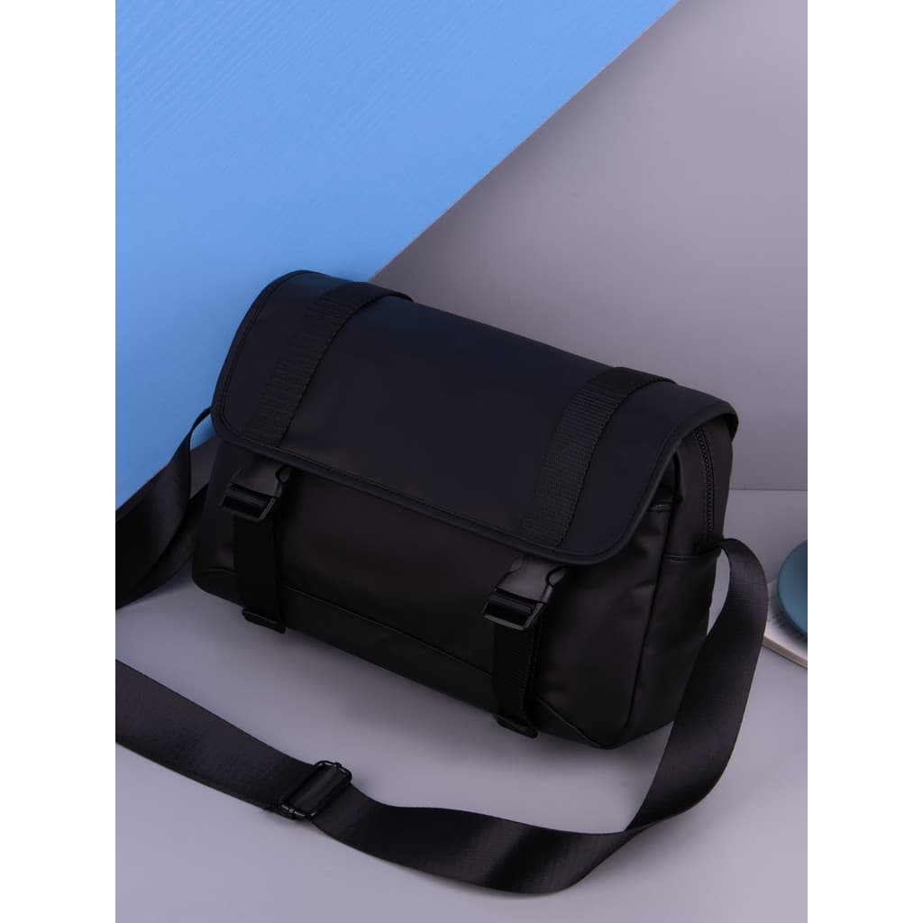 Bolsa mensageiro masculina moda Horizontal bolsa de ombro Casual grande capacidade Commuter saco do mensageiro ao ar liv