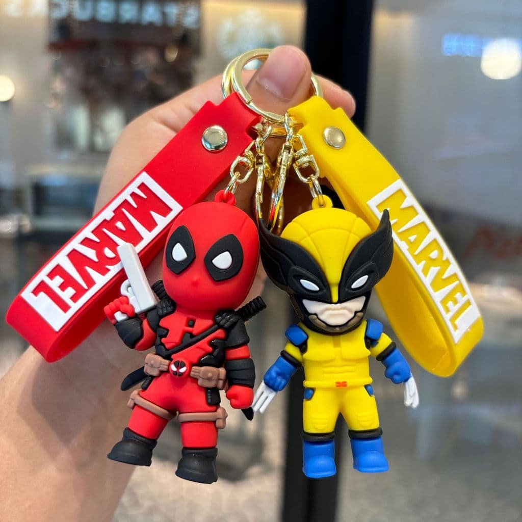 Chaveiro Marvel Deadpool e Wolverine