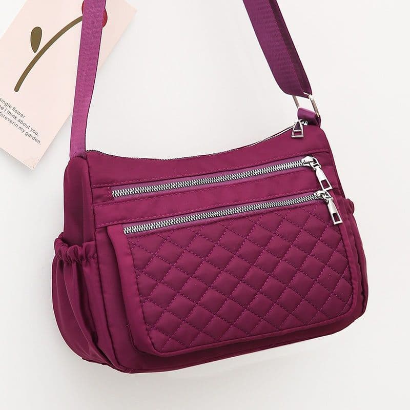 Bolsa feminina transversal de Nylon, mãe idosa de meia-idade, leve, à prova d'água, um ombro, cruz de negócios @-