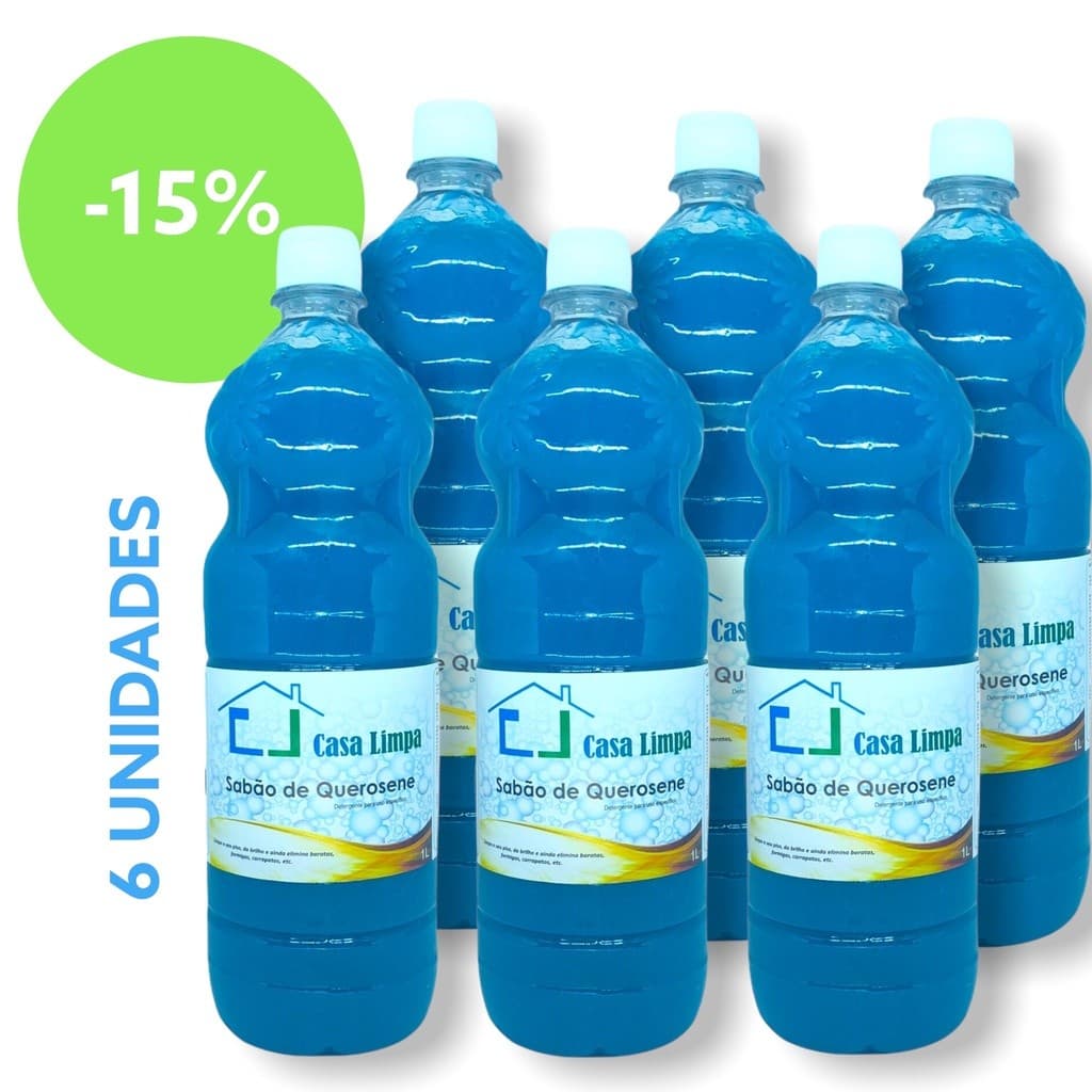 KIT 6 un SABAO DE QUEROSENE 1L CLIMPA