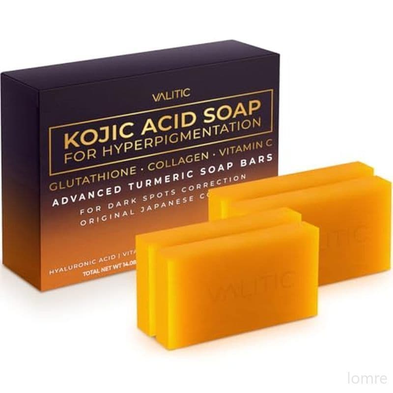 Sabonete VALITIC Ácido Kójico Para Hiperpigmentação-Com Glutationa , Colágeno & amp ; Vitamina C-Barras De Avançadas Cúr