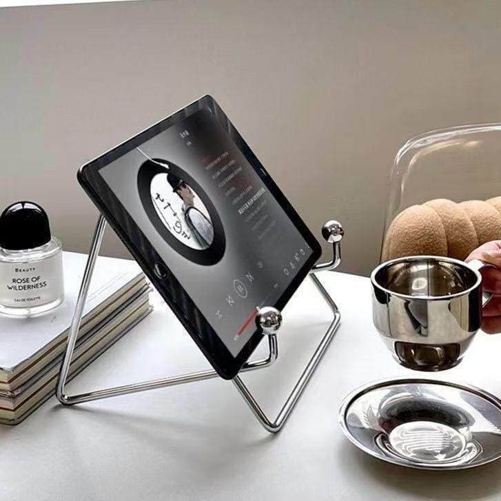 Suporte de Metal para Tablet, estrutura de suporte preguiçoso, prateleira de aprendizagem, suporte de leitura, estilo in