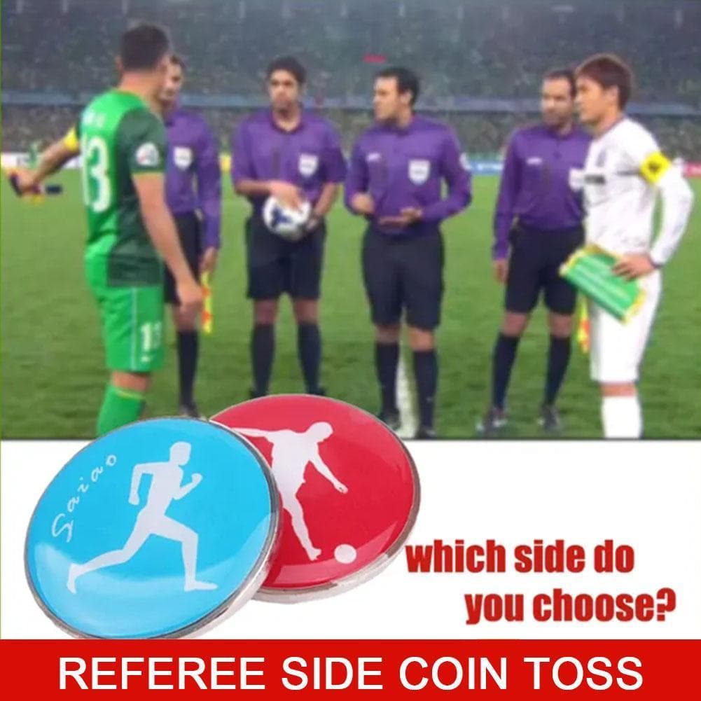Jogo De Treinamento De Futebol Portátil Árbitro Flip Toss Ferramenta De Seleção De Moeda Copo Europeia A4k3