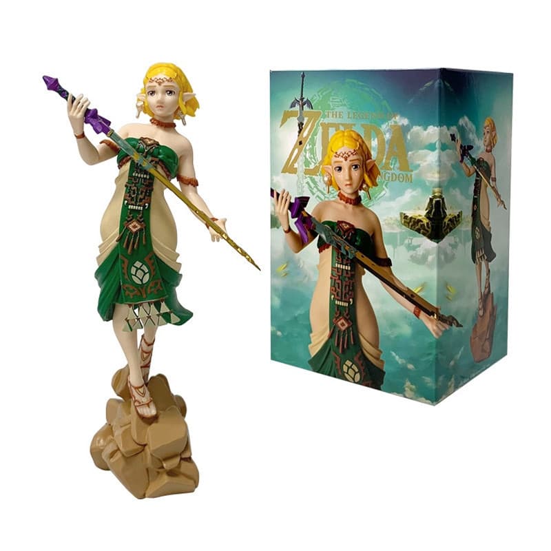 Figura de PVC da Princesa de Hyrule, versão japonesa de 21cm do jogo "The Legend of Zelda: Tears of the Kingdom"