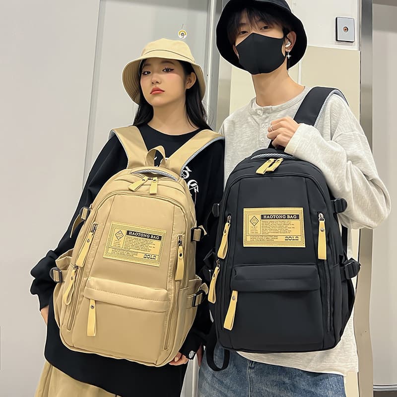 Mochila masculina mochila júnior escola secundária estudantes universitários 2024 novo estilo de grande capacidade leve